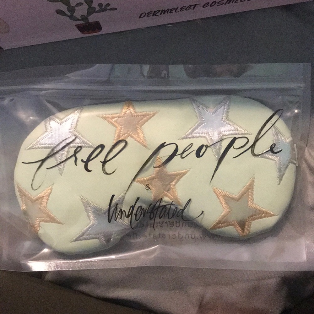 Leather Starry Eyed Travel Eye Mask